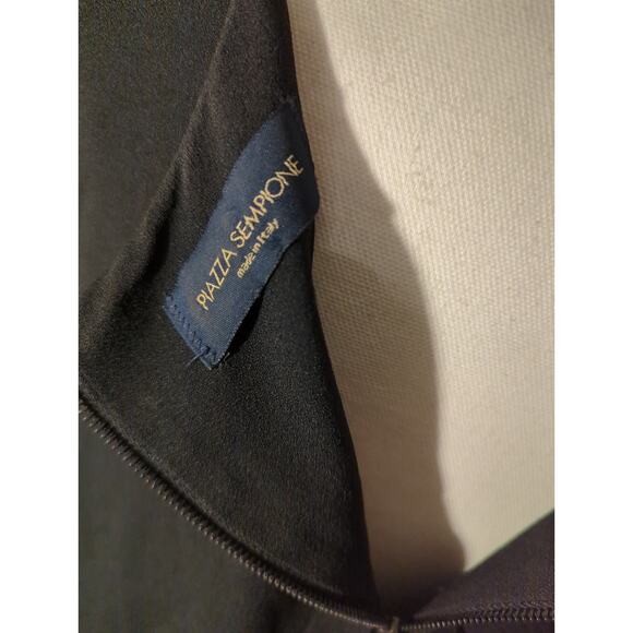 Piazza Sempione plain black minimalist classic dress - Picture 5 of 10